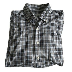 Peter Millar Plaid Dress Shirt